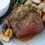 Homemade Pot Roast Seasoning Packet (Gluten-Free) 1 Homemade gluten-free pot roast seasoning packet with spices in a bowl